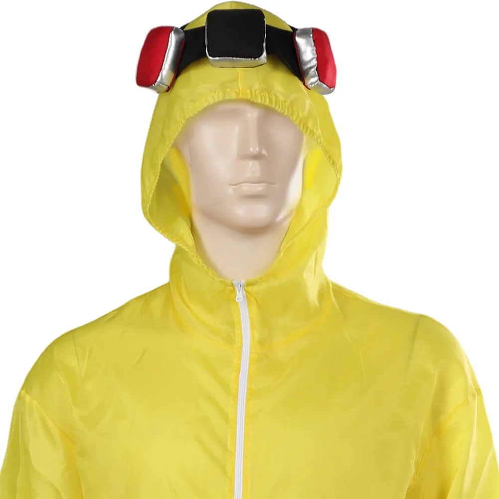 Breaking Bad Walter Yellow Jumpsuit Outfits Halloween Carnival Suit Cosplay Costume