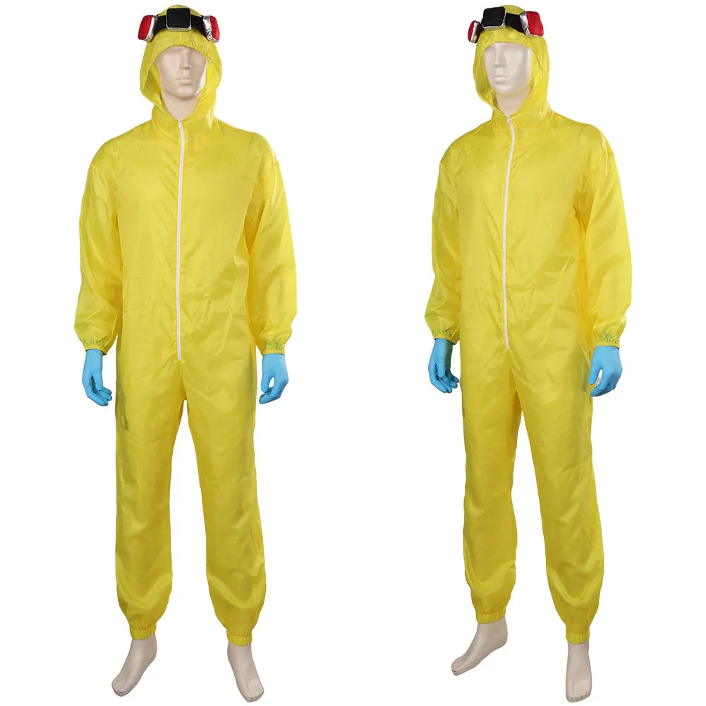 Breaking Bad Walter Yellow Jumpsuit Outfits Halloween Carnival Suit Cosplay Costume