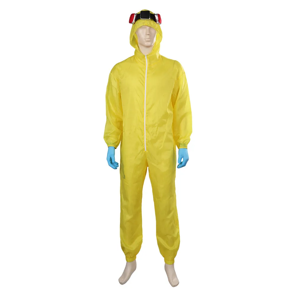 Breaking Bad Walter Yellow Jumpsuit Outfits Halloween Carnival Suit Cosplay Costume