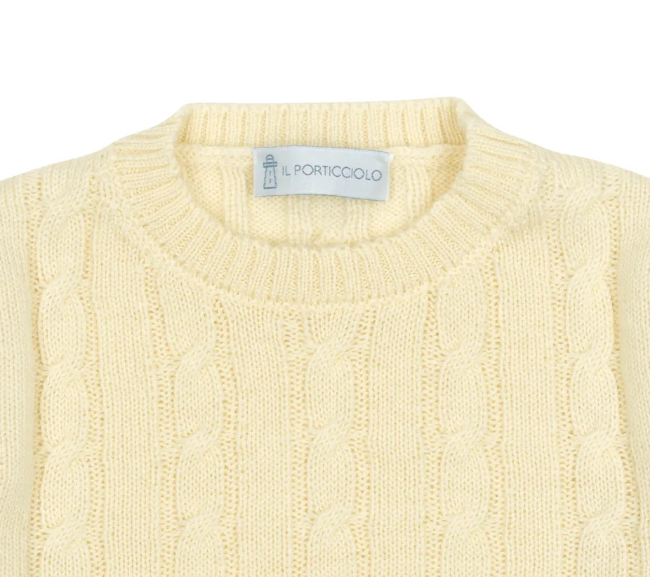 Cable Knit Jumper - Cream