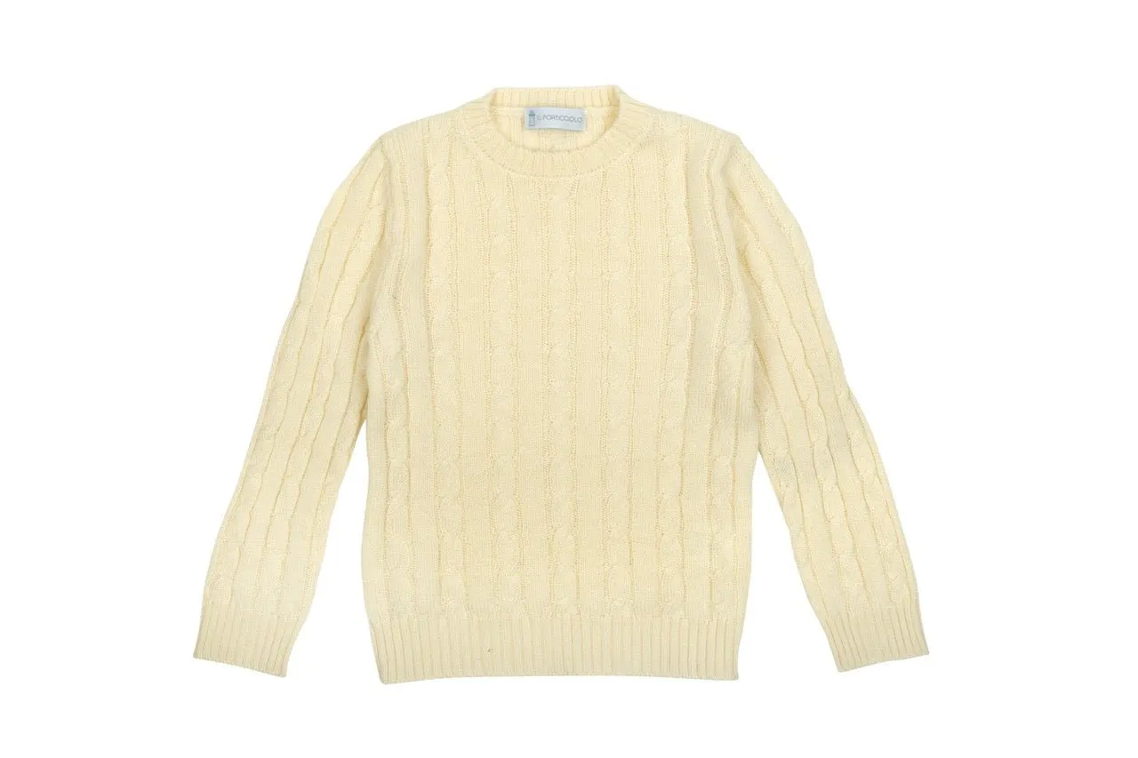 Cable Knit Jumper - Cream