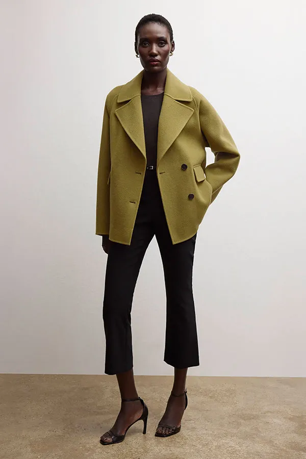 Calista Coat - Double-Face Wool :: Pistachio