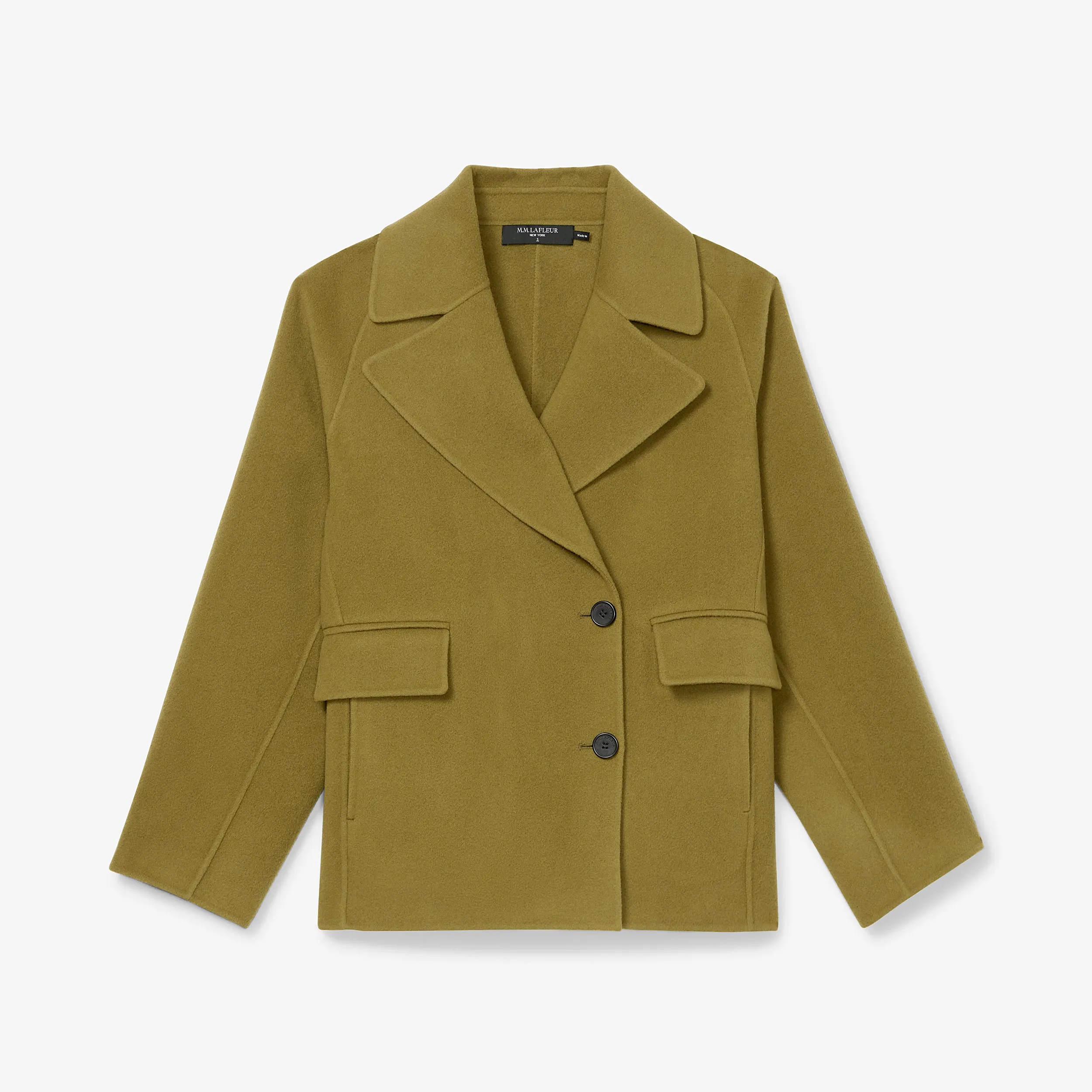 Calista Coat - Double-Face Wool :: Pistachio