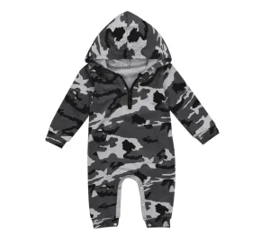 Camo Romper  Newborn to 2T - Boys Cotton Romper Outfit