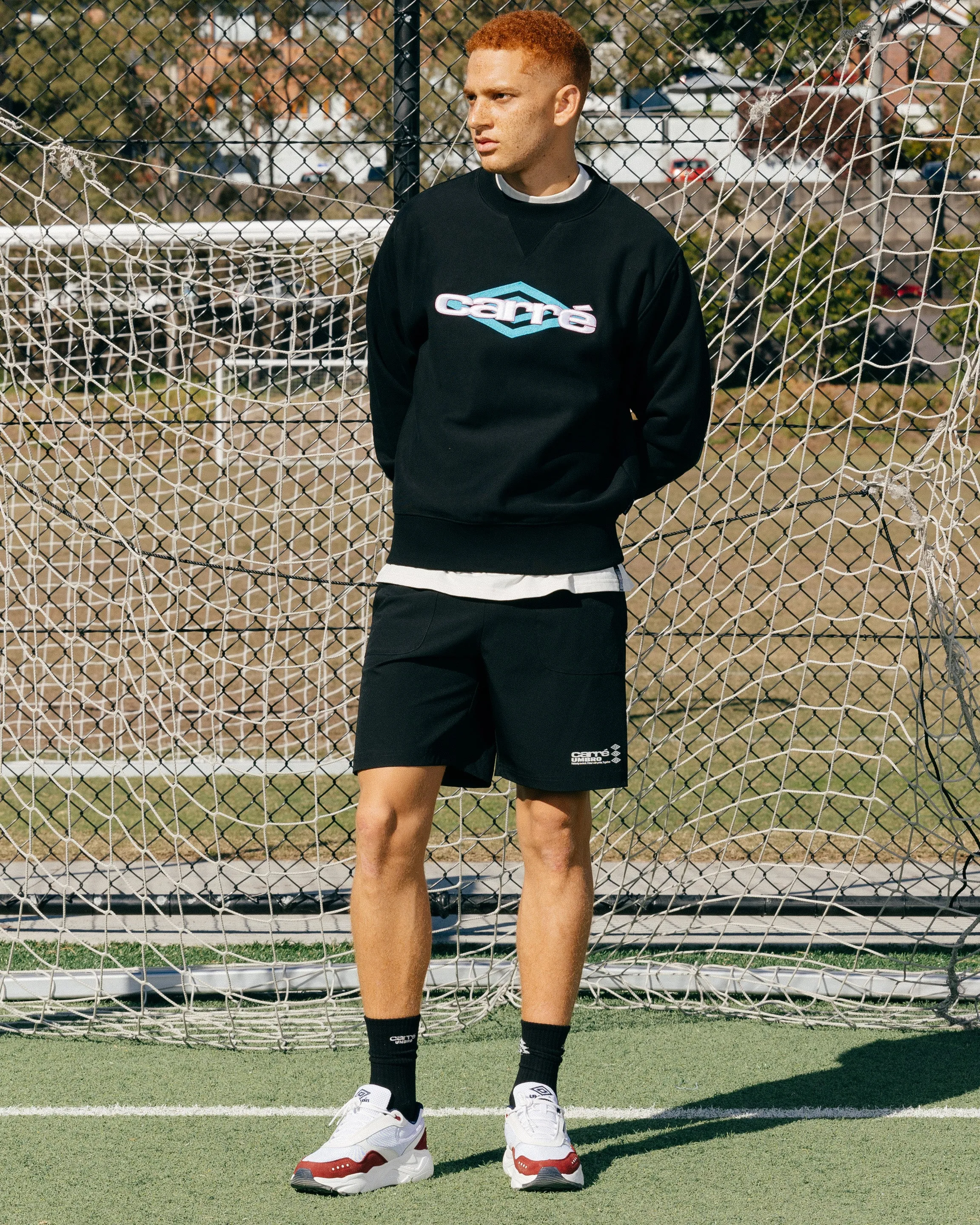 Carré X Umbro Forward Crewneck Black