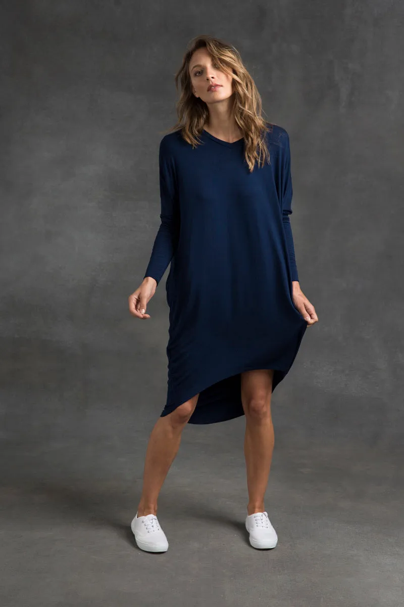 Catherine Dress - Navy