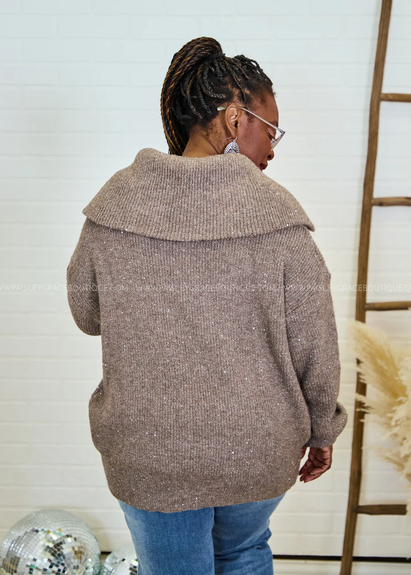 Coffeehouse Gossip Half Zip Pullover