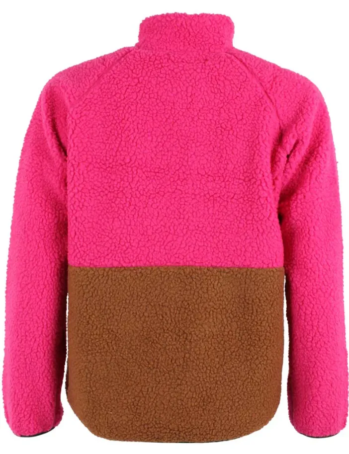 Danefae danegreatness fleece jacket bright pink/tobacco