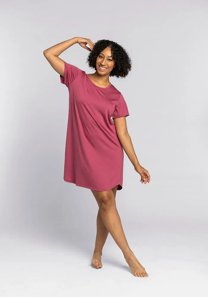 Desi Nightgown - Red Violet