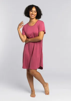 Desi Nightgown - Red Violet