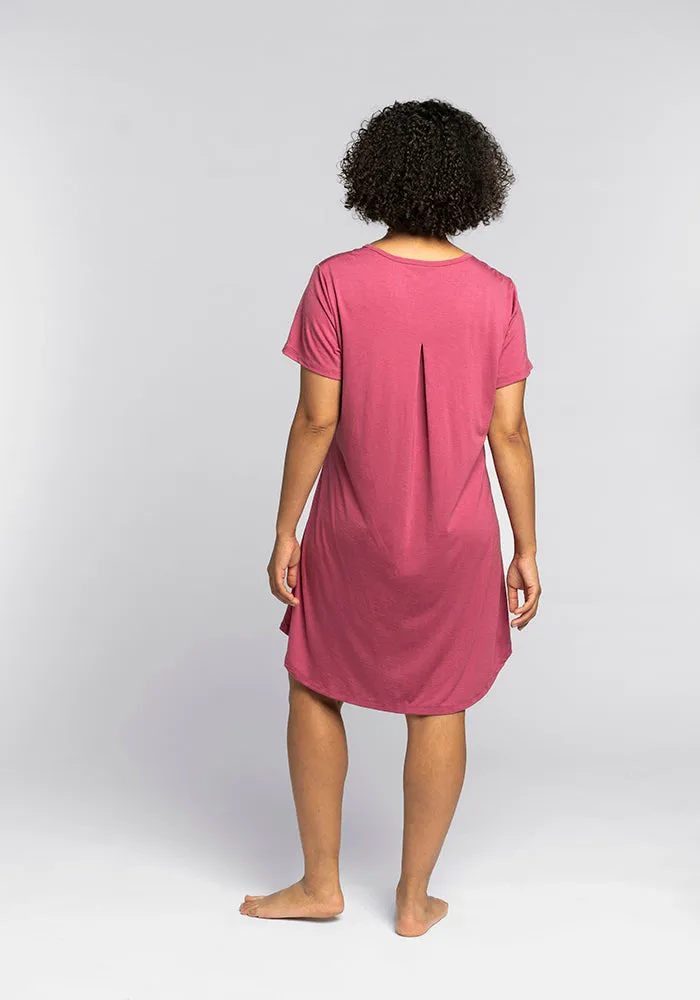 Desi Nightgown - Red Violet