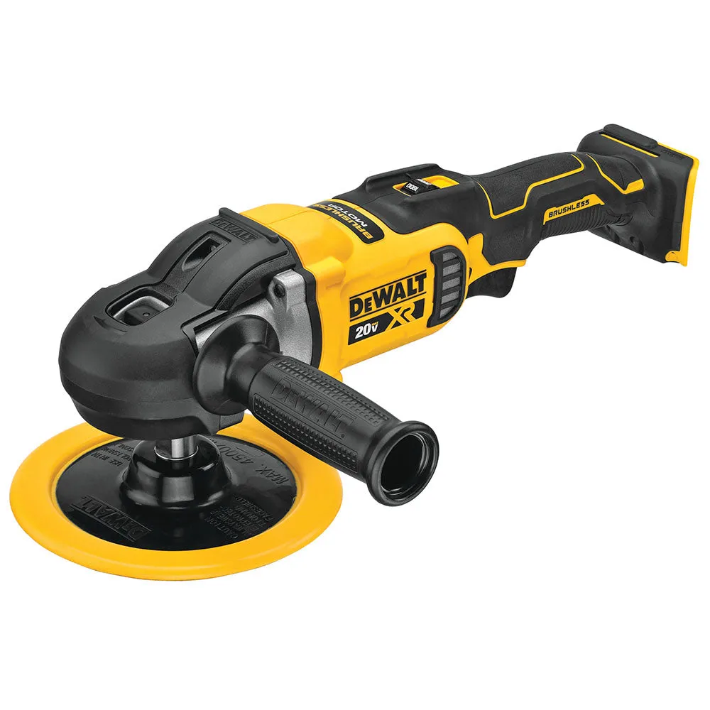 DeWalt DCM849B 20V MAX XR 7" Cordless Variable Speed Rotary Polisher, Bare