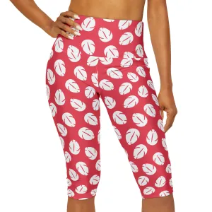 Disney Lilo And Stitch Lilo's Dress Athletic Capri Leggings