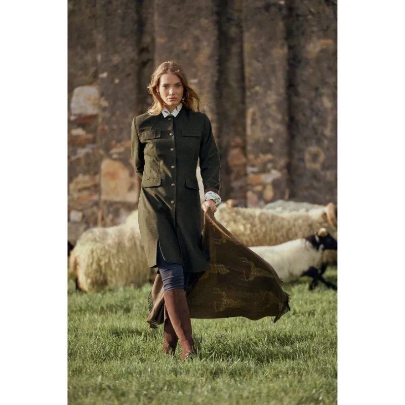 Dubarry Coolepark Ladies Military Loden Coat - Loden