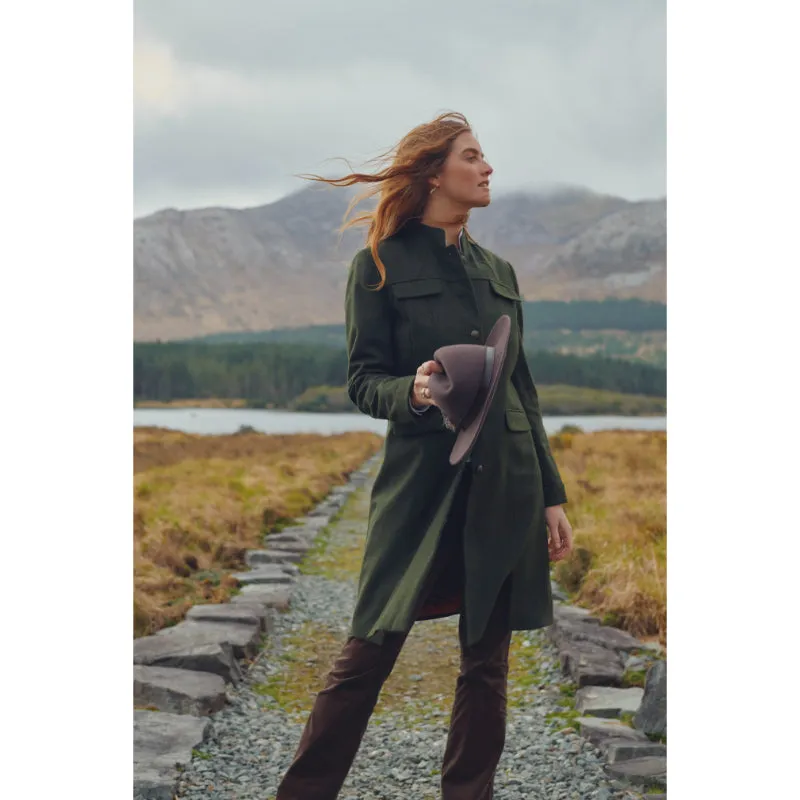 Dubarry Coolepark Ladies Military Loden Coat - Loden