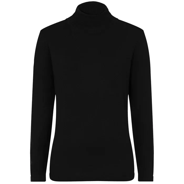 EMRECO Black Roll Neck Jumper