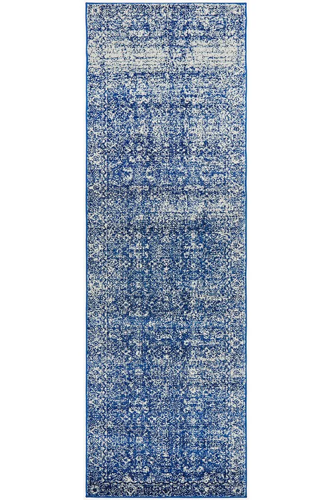 Evoke 252 Runner Rug (Navy) by Rug Culture