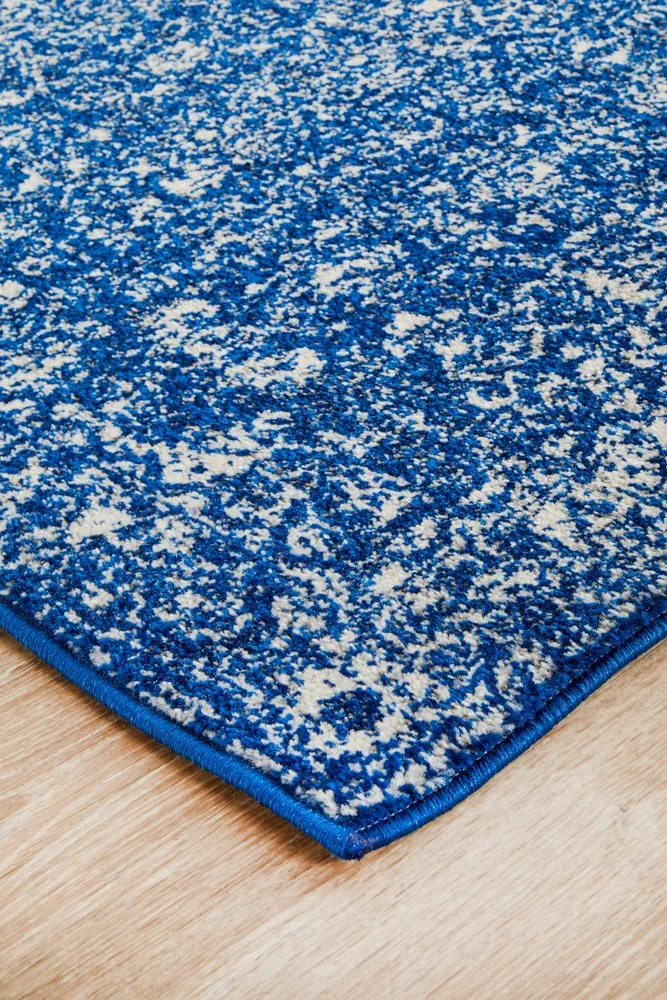 Evoke 252 Runner Rug (Navy) by Rug Culture