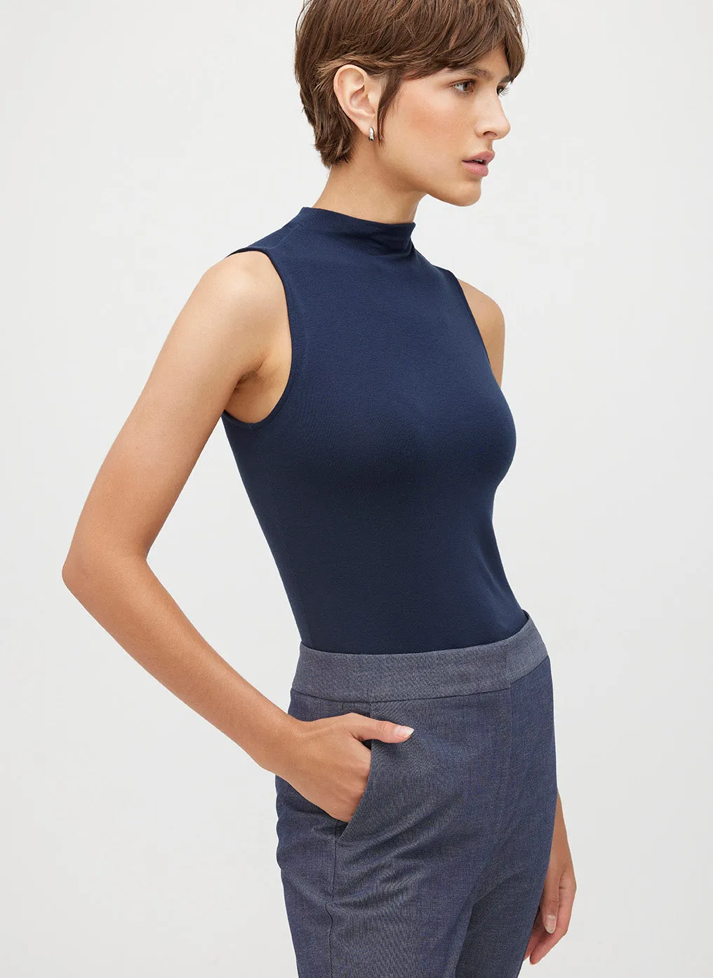 Evolve Sleeveless Turtleneck