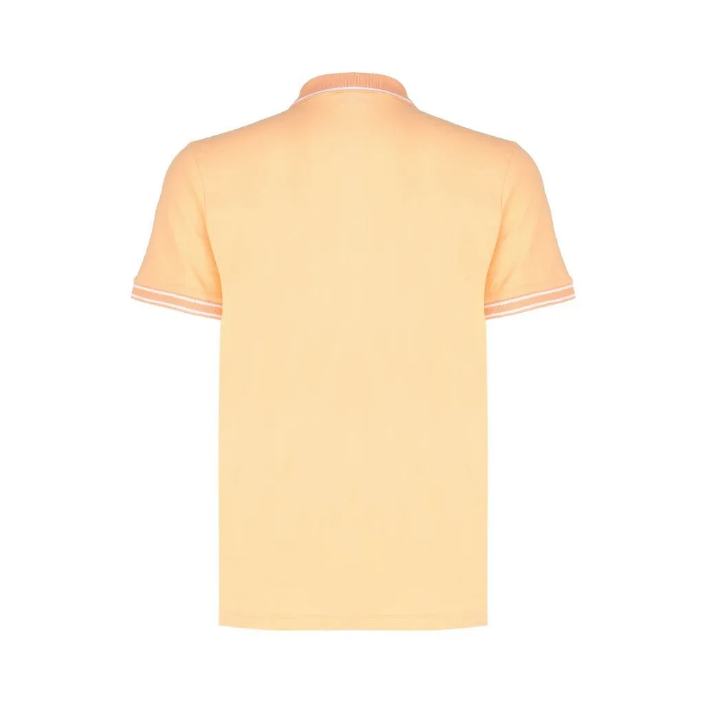 FERRANTE Cotton Pique Polo PEACH