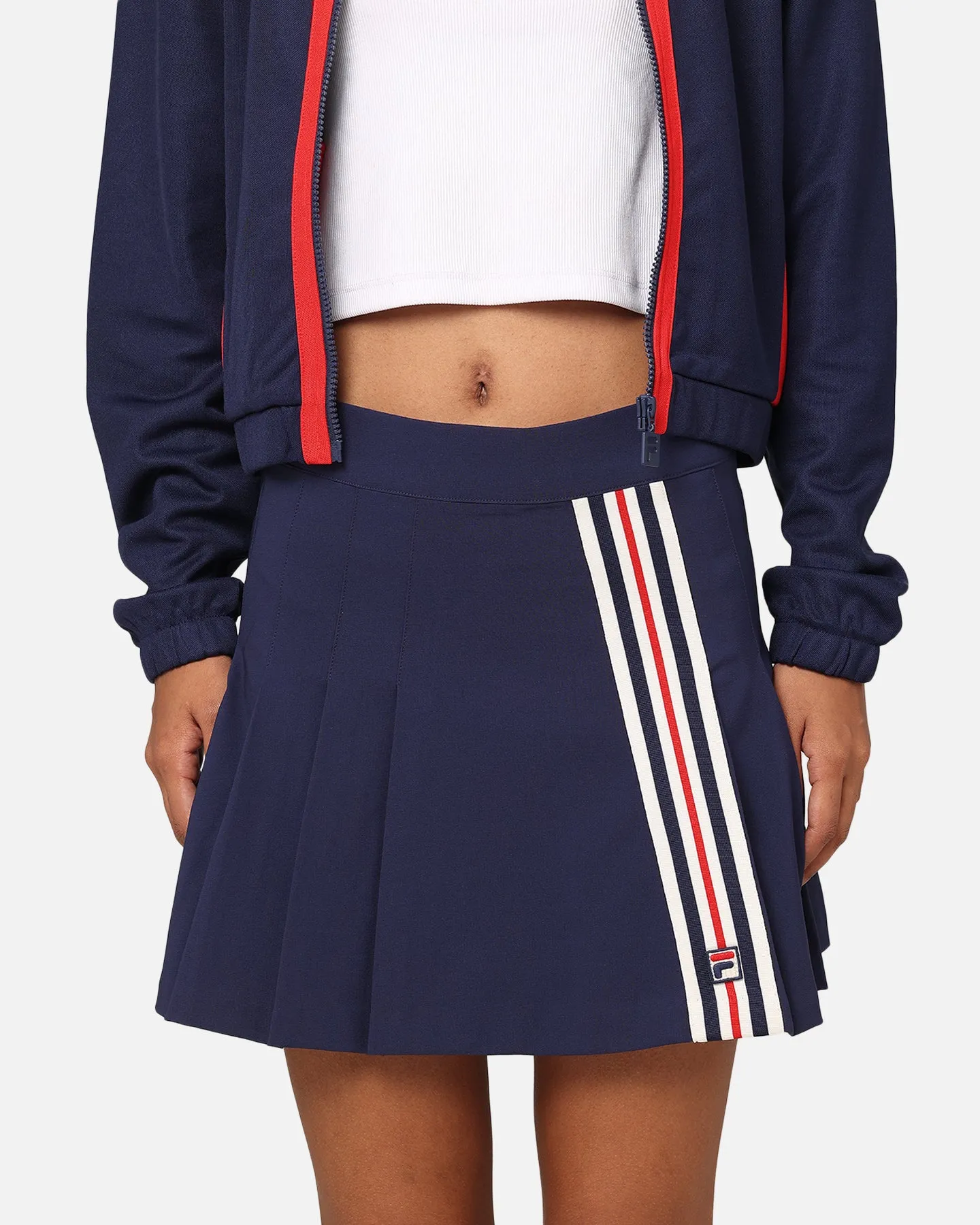 Fila Women's Terry Striped Mini Skirt Fila Navy/Fial