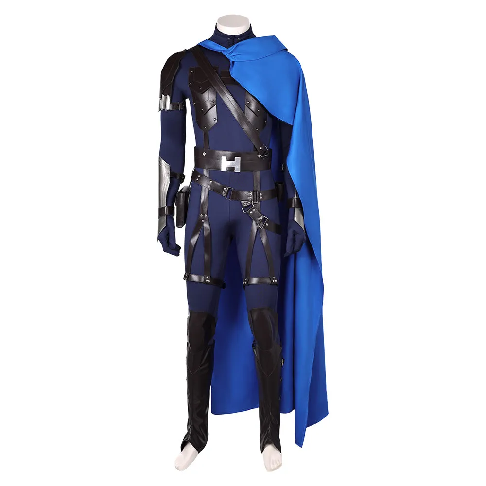 Final Fantasy VII Rebirth Cloud Strife Combat Suit Party Carnival Halloween Cosplay Costume