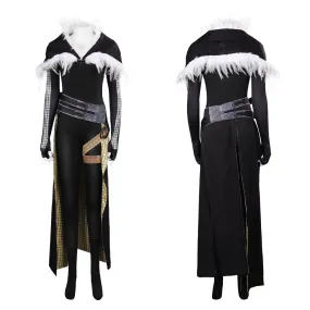 Final Fantasy XVI Benedikta Harman Women Black Printed Outfits Party Carnival Halloween Cosplay Costume