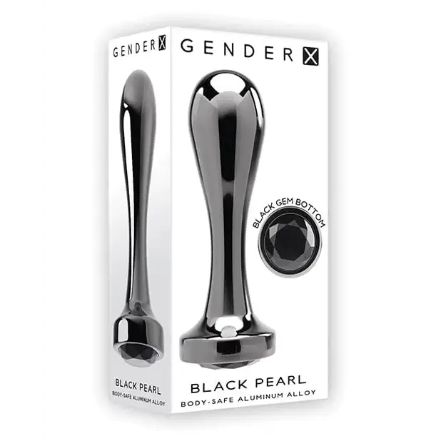 Gender X Black Pearl Plug - Black