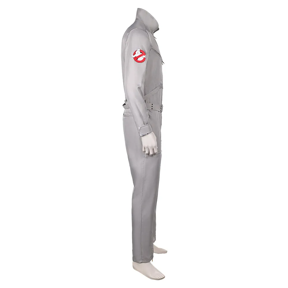 Ghostbusters 2024 Dr. Peter Venkman Grey Jumpsuit Party Carnival Halloween Cosplay Costume