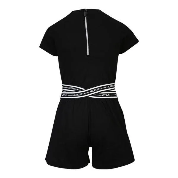 GIRLS BLACK ROMPER