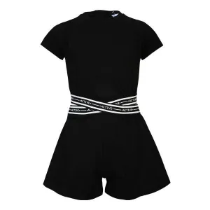 GIRLS BLACK ROMPER