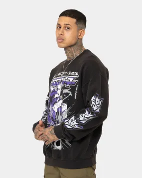 Goat Crew X Transformers Decepticons Vintage Crewneck Black Wash