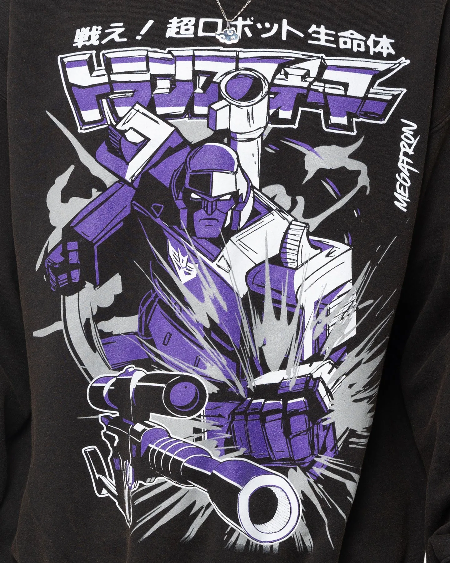 Goat Crew X Transformers Decepticons Vintage Crewneck Black Wash