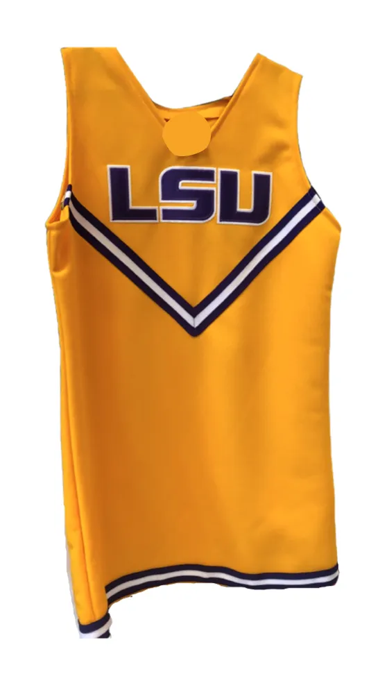 GOLD LSU Cheerleader Jumper