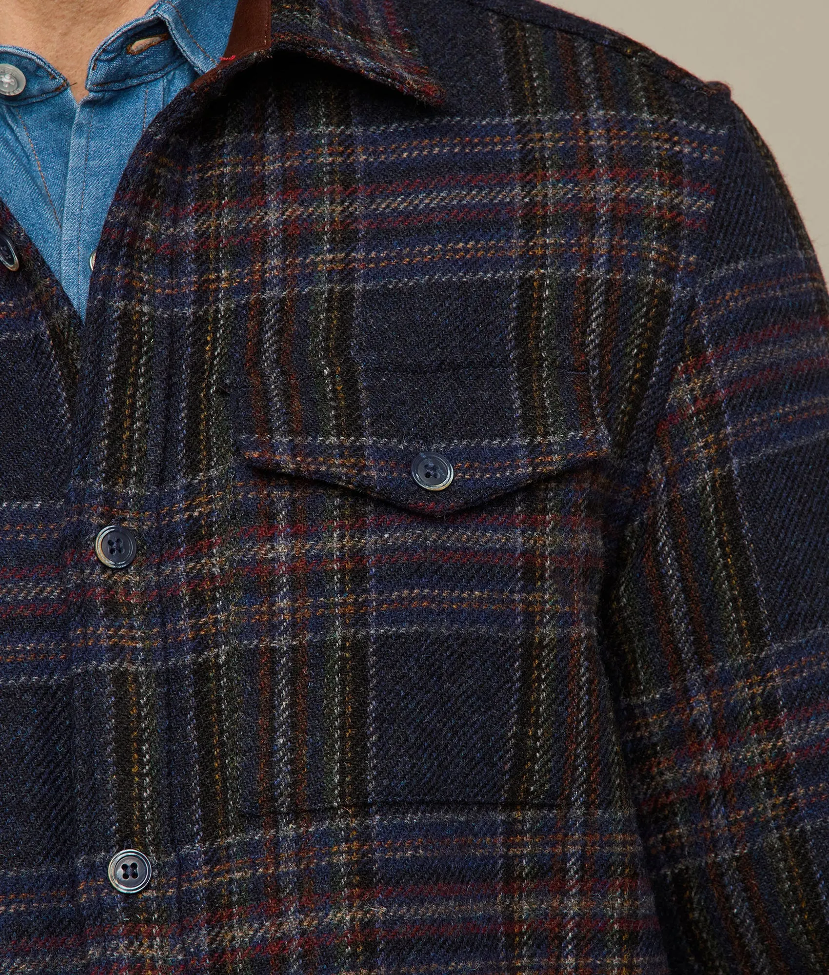 Gordy Chore Coat :: Blue Plaid