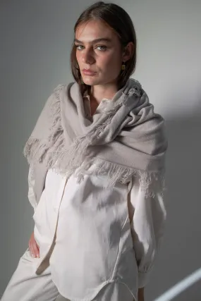 Harpers Emporium Cashmere Fringe Scarf in Marbello