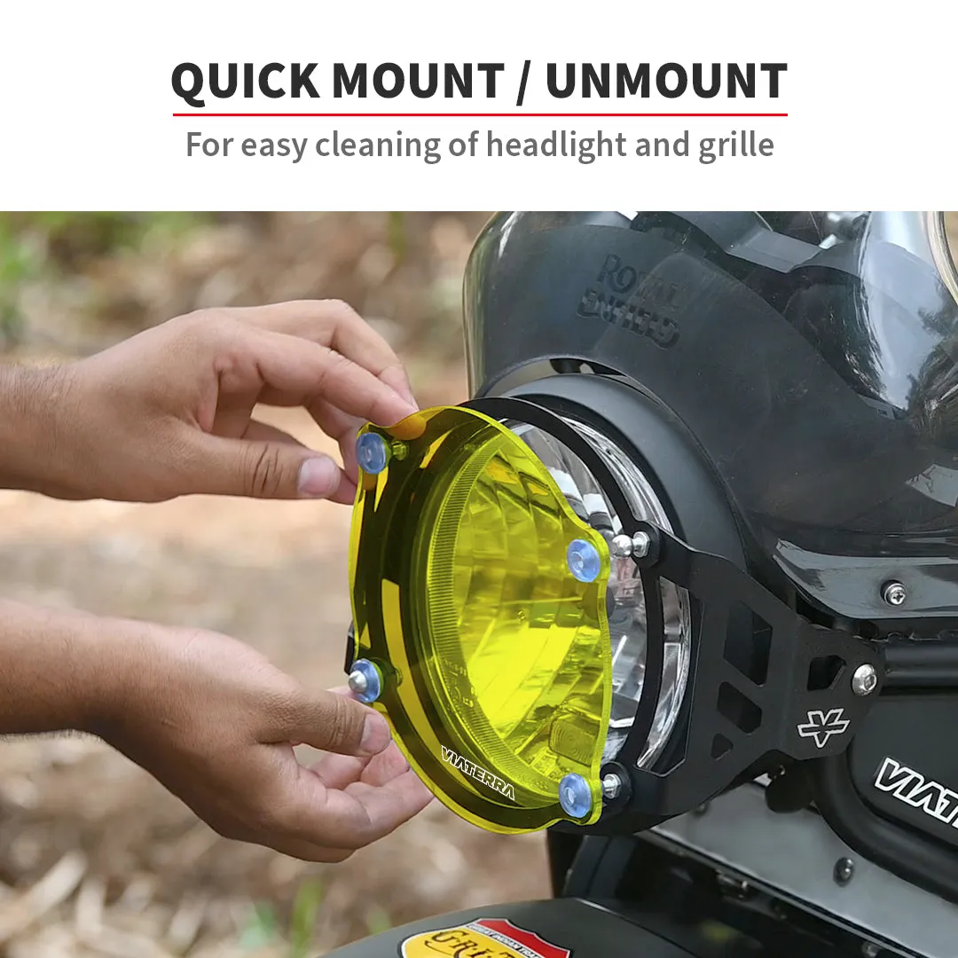 Headlight Guard for Hero XPulse - Yellow Tint