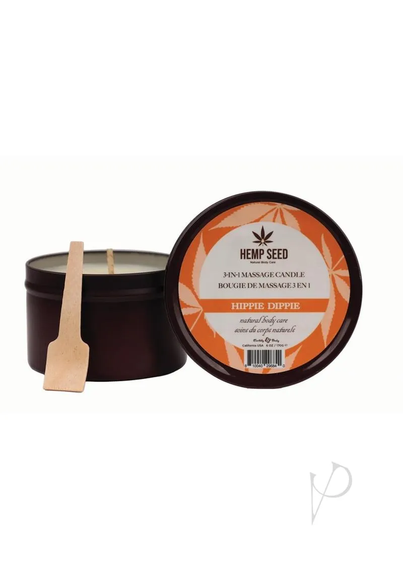 Hempseed 3n1 Candle Hippie Dippie