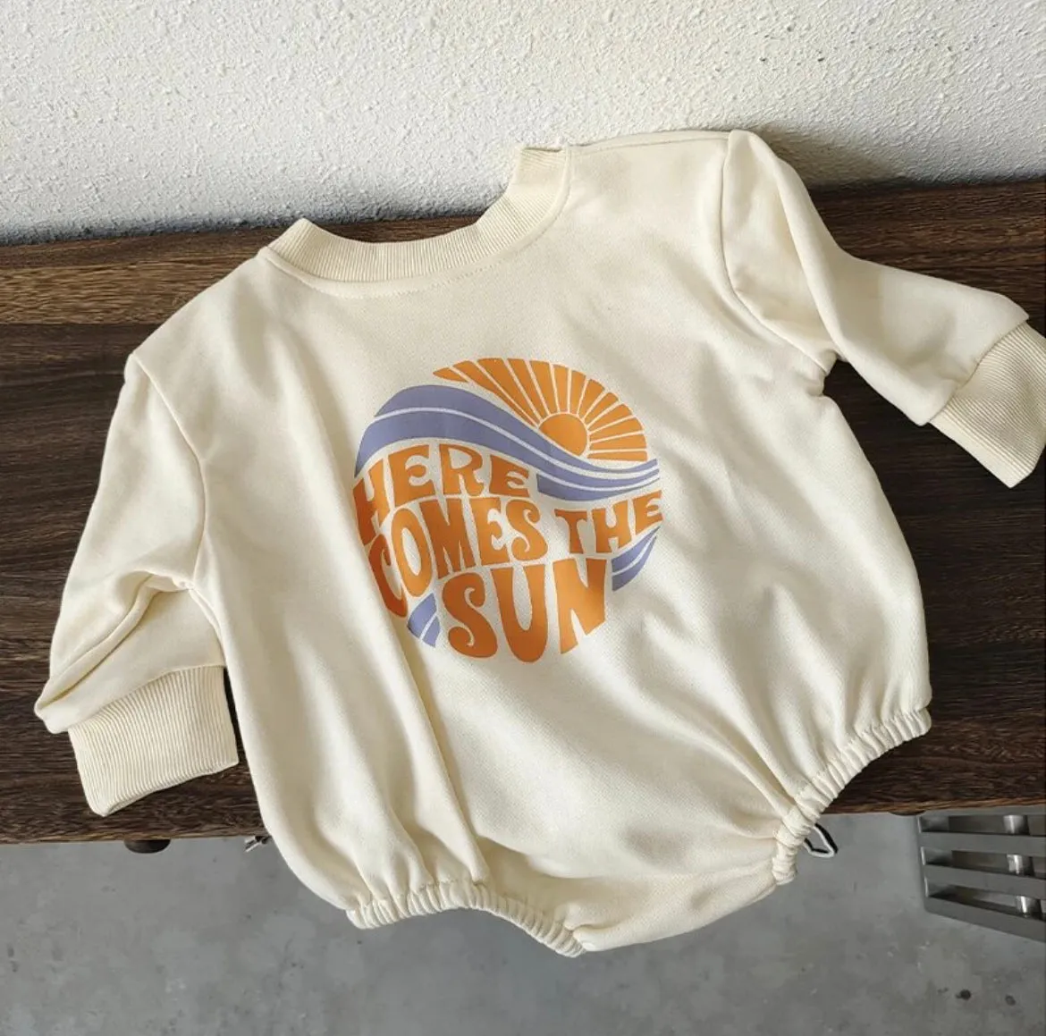 Here Comes The Sun Organic Cotton Romper