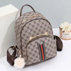 [High-Grade Backpack] Internet Celebrity Super Hot Casual Shopping Small Backpack Western Style All-Matching Fashion Mummy Trendy Backpack