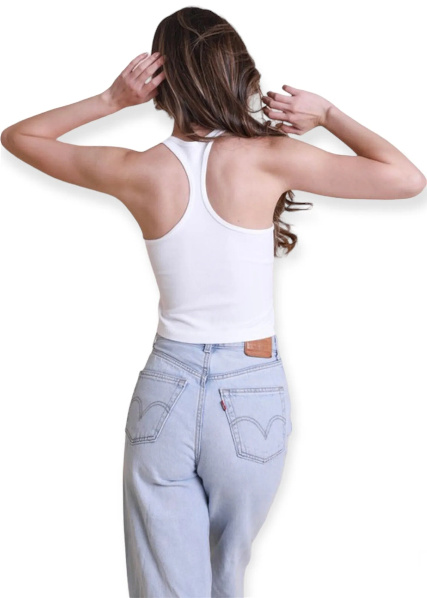 High Neck Racerback Top