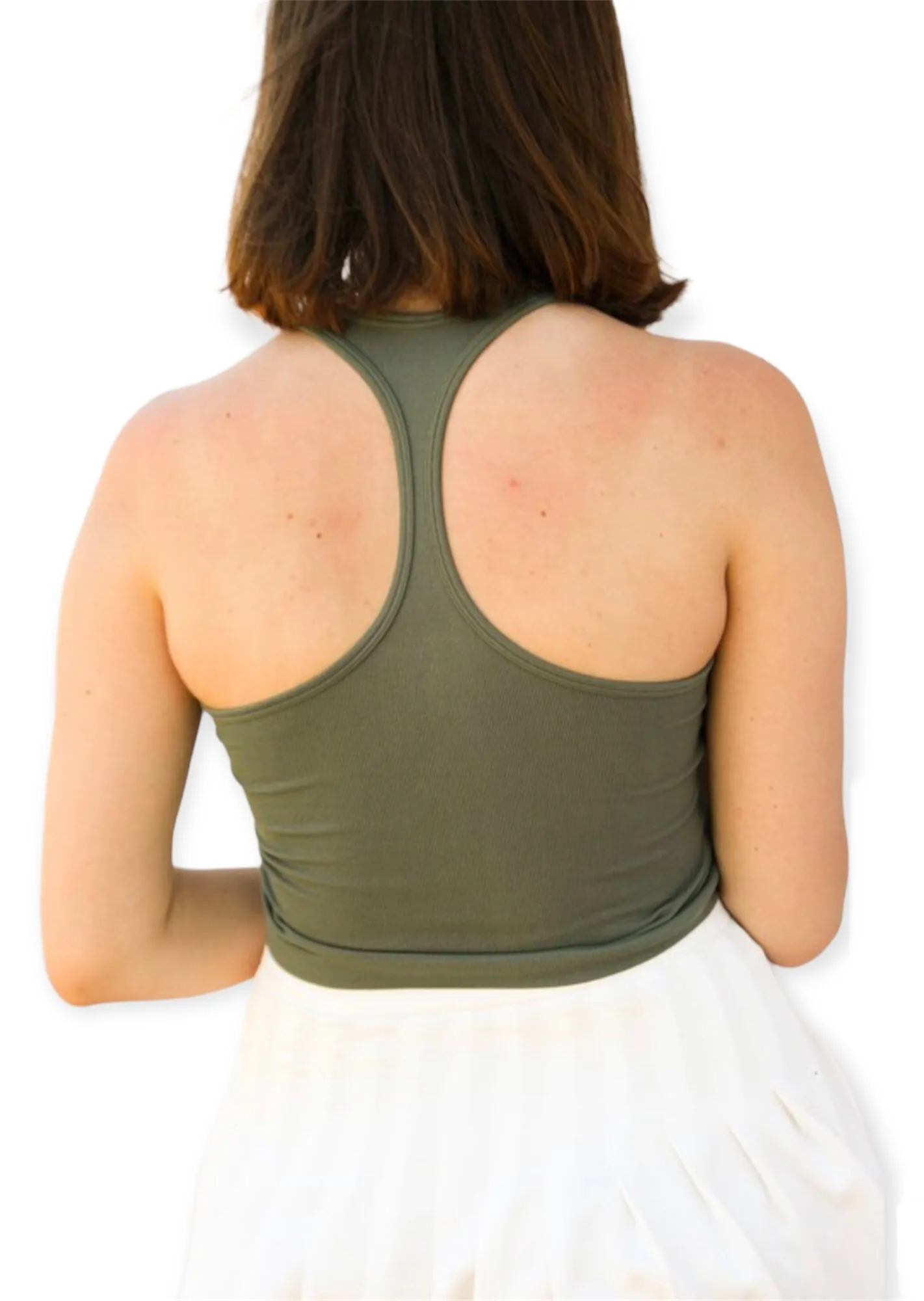 High Neck Racerback Top