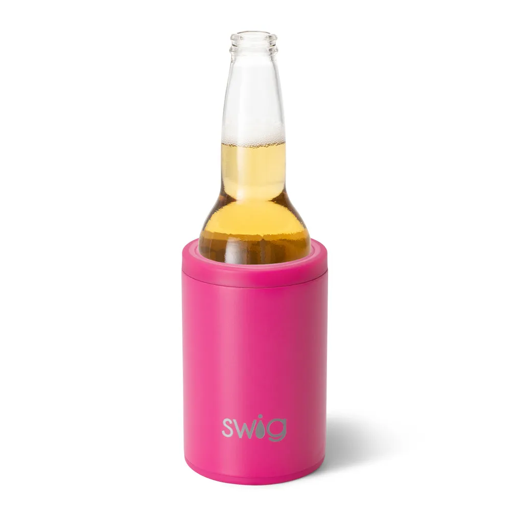 Hot Pink Can   Bottle Cooler 12oz