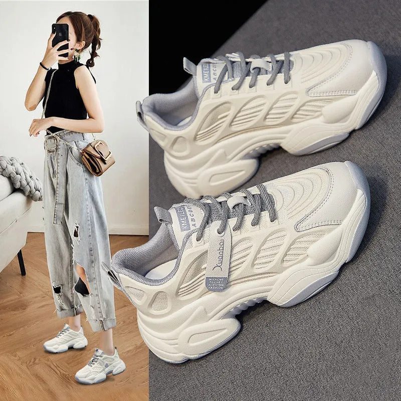 ikearlax Dad Shoes Ins Trendy Women's Shoes  New Spring Popular Pumps Spring and Autumn Sports Leisure Spring Women's Shoes