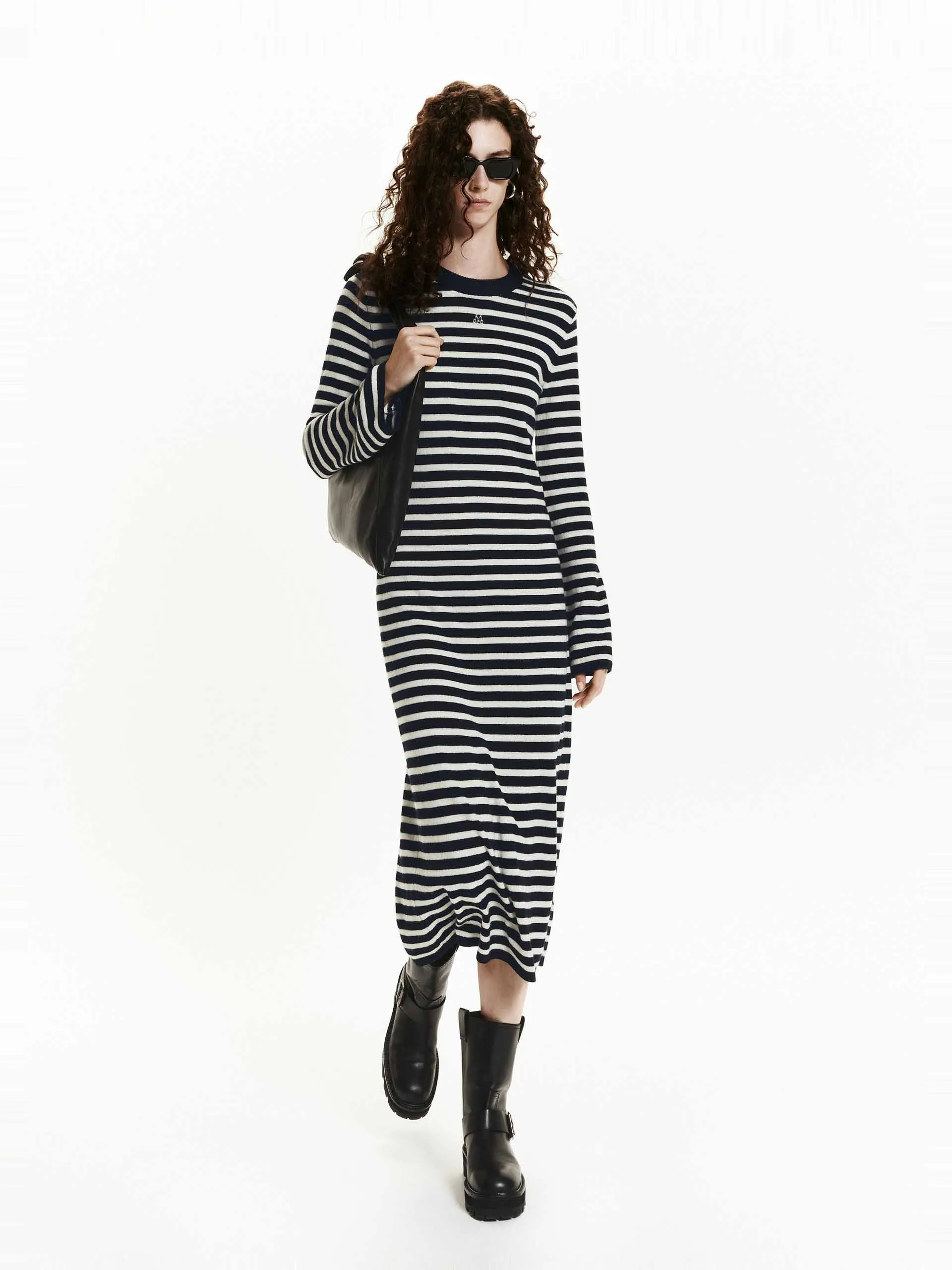 Include Cashmere Striped Dress