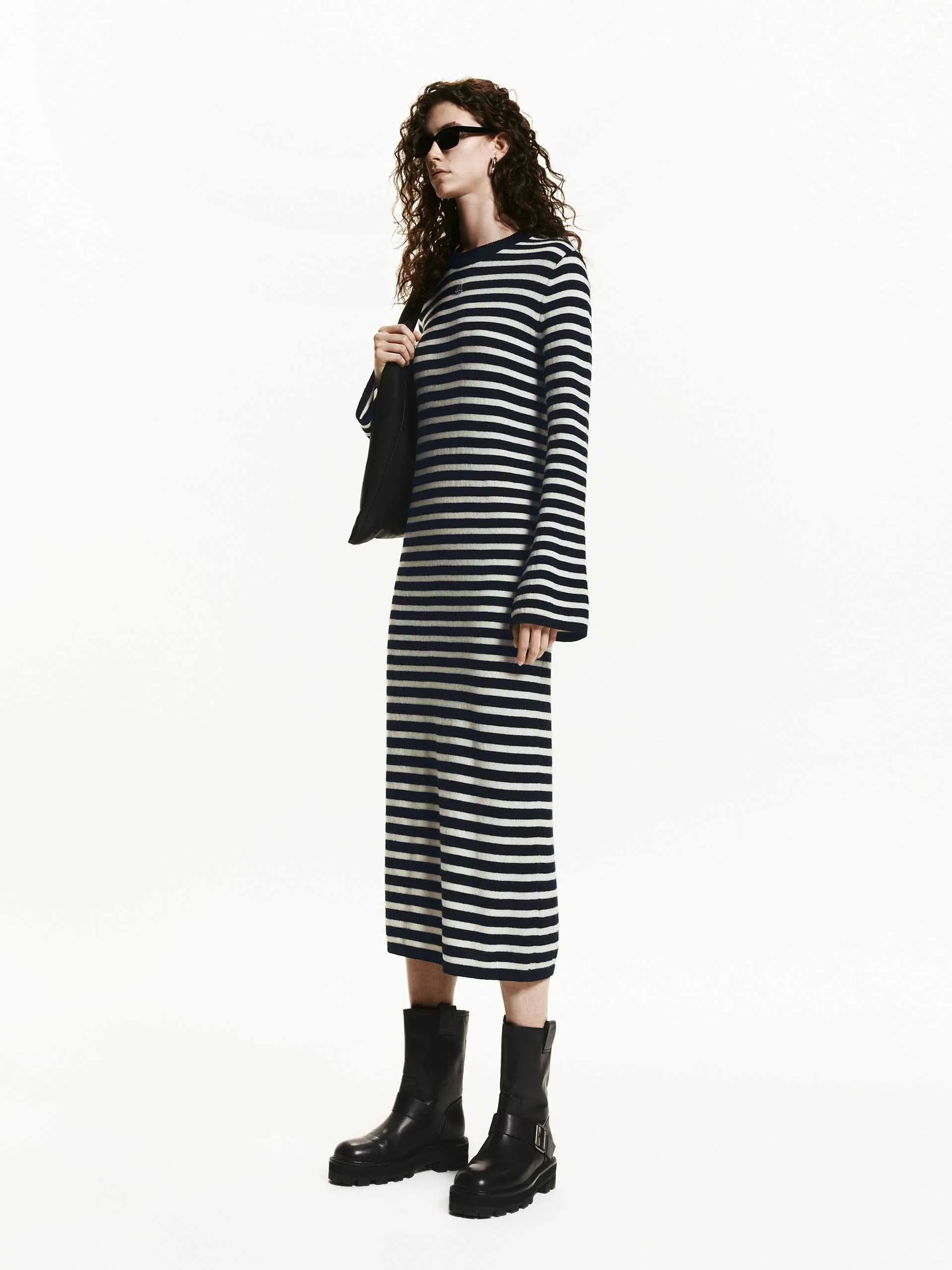 Include Cashmere Striped Dress