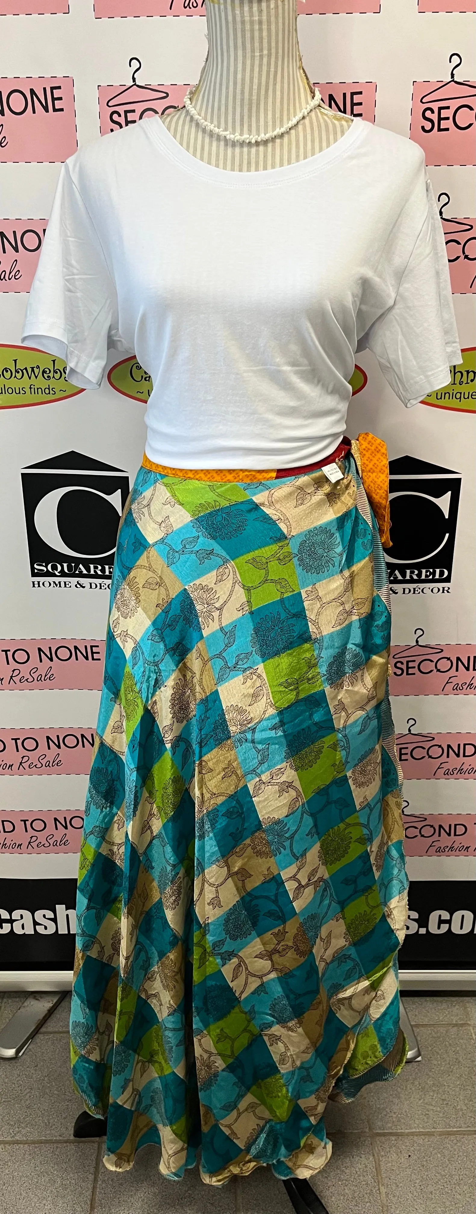 Indian Reversible Wrap Skirt (One Size)(4 Unique Styles Left!)