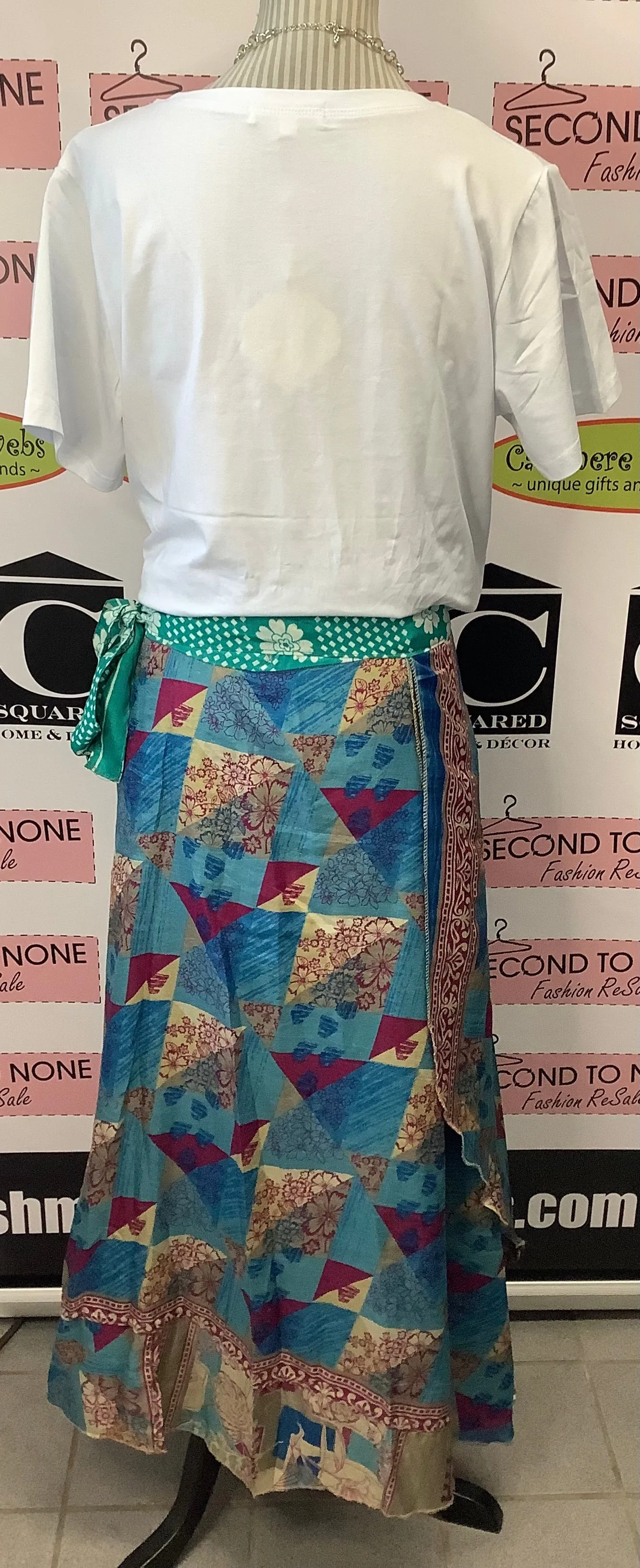 Indian Reversible Wrap Skirt (One Size)(4 Unique Styles Left!)