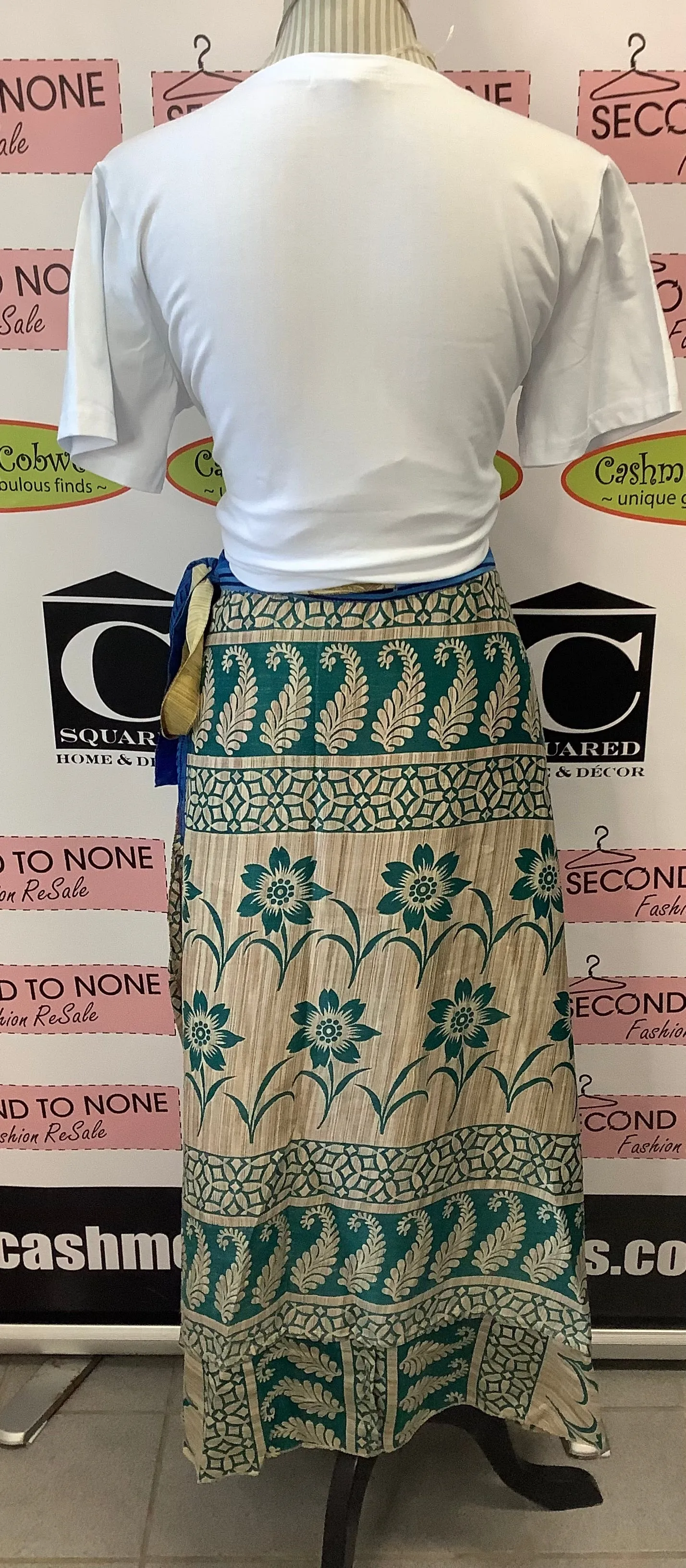 Indian Reversible Wrap Skirt (One Size)(4 Unique Styles Left!)