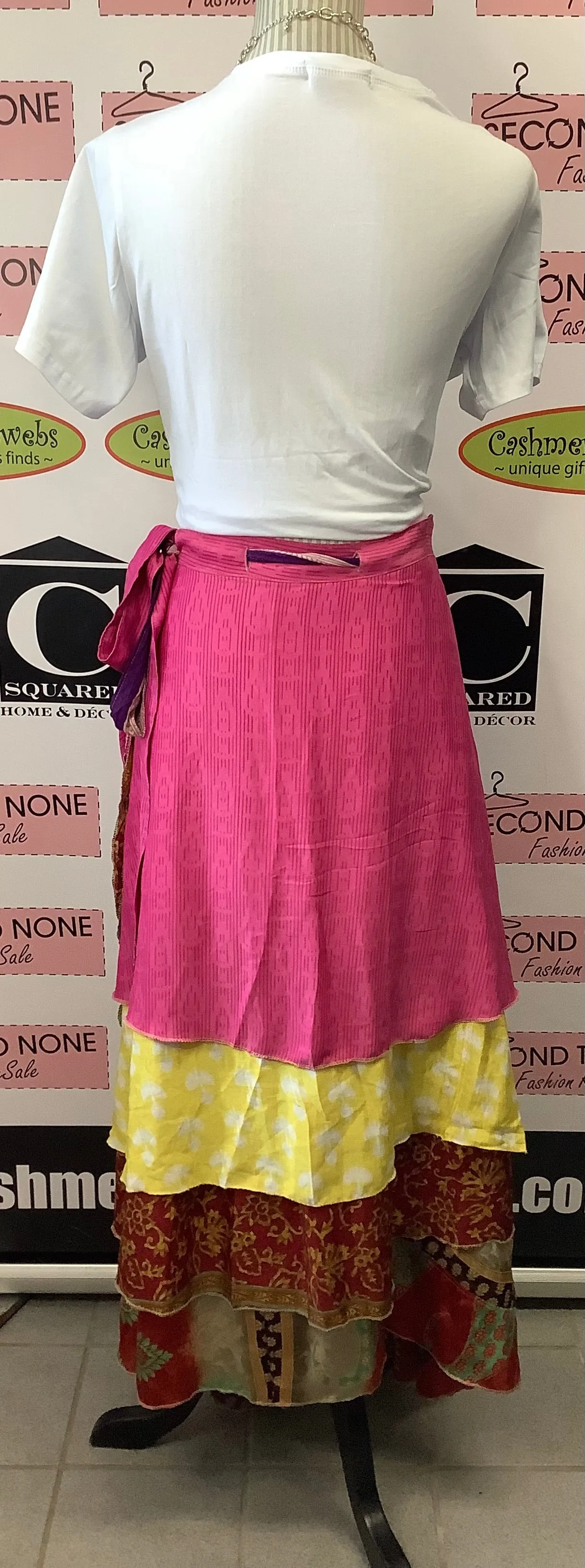 Indian Reversible Wrap Skirt (One Size)(4 Unique Styles Left!)